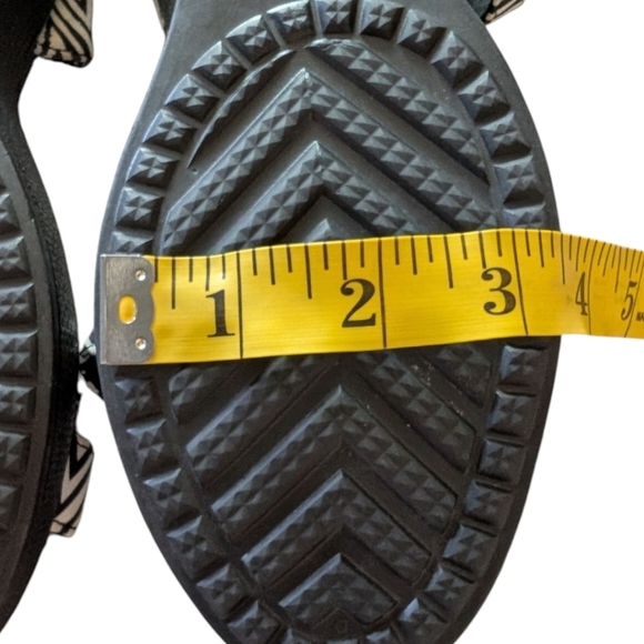 Crocs Leigh II Cross-strap Ankle Wedges Sandal Zebra Black White Rare Women 10 - Picture 15 of 15